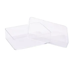 Clearance ohne Marke Acryl-Dose mit Stülpdeckel "Rechteck"
