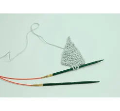 Best addi Christmas Lace Rundstricknadel, Länge 80 cm