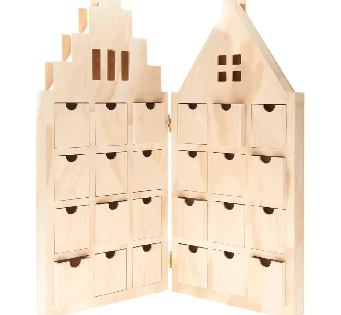 Rico Design Adventskalender "Haus", aufklappbar