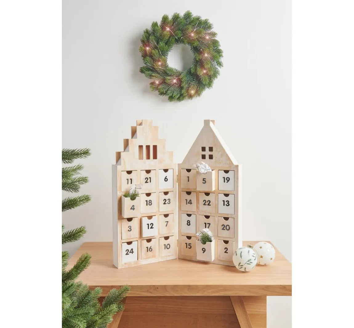 Rico Design Adventskalender "Haus", aufklappbar