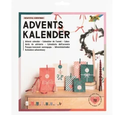 New folia Adventskalender-Set "Bowtiful Christmas"