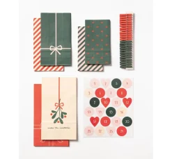 New folia Adventskalender-Set "Bowtiful Christmas"