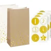 Heyda Adventskalender-Set "Goldene Punkte"