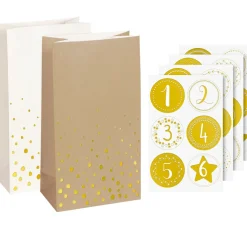 Heyda Adventskalender-Set "Goldene Punkte"