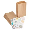 Clearance folia Adventskalender-Set "Kraftpapier", lebensmittelechte Papiertüten