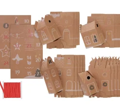 Clearance folia Adventskalender-Set "Lebkuchenhaus"