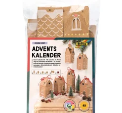 Clearance folia Adventskalender-Set "Lebkuchenhaus"