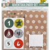 Clearance folia Adventskalender-Set "Nature"