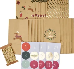 Discount folia Adventskalender-Set "Oh Deer"