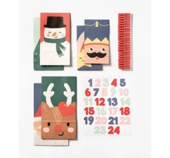 Clearance folia Adventskalender-Set "Santa & Friends"