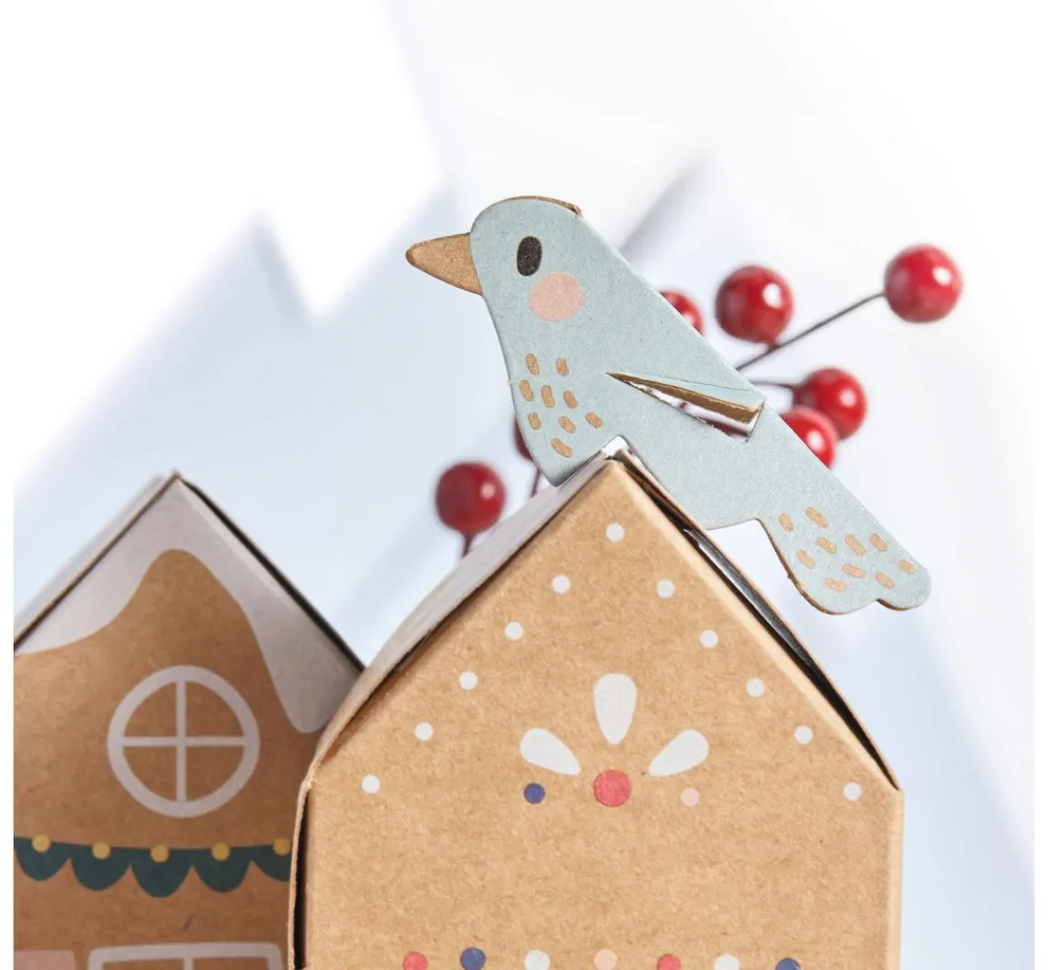 folia Adventskalender-Set "Snow Village"