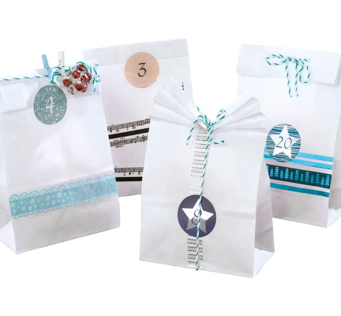 Clearance folia Adventskalender-Set "Weiß"