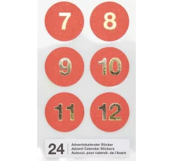 Best Rico Design Adventskalender-Sticker