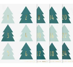 Best folia Adventskalendersticker "Christmas Tree"
