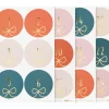 Discount folia Adventskalendersticker "Round Bows"