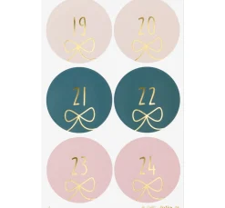 Discount folia Adventskalendersticker