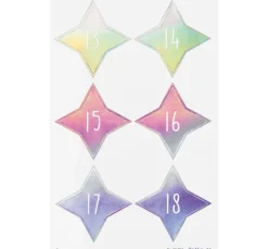 New folia Adventskalendersticker