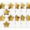 folia Adventskalendersticker "Stars Gold"