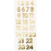 Online folia Adventskalenderzahlen