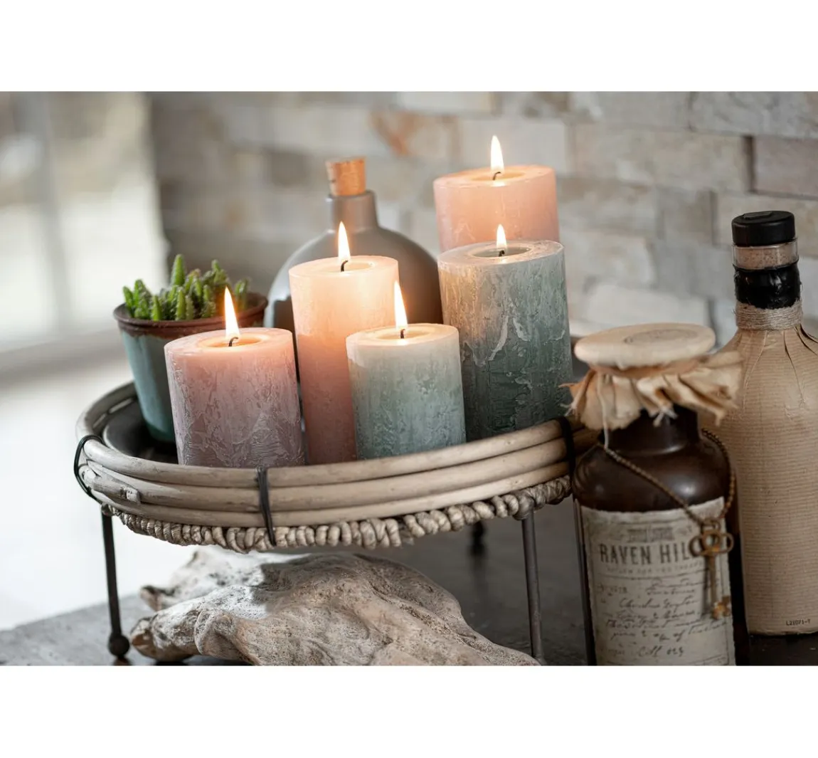Hot Wenzel Adventskerzen "Rustic", abgestuft, 4er-Set