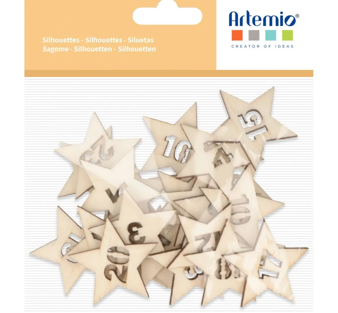 Hot Artemio Adventszahlen "Sterne"