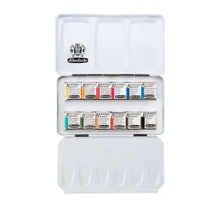 Hot Schmincke AKADEMIE Aquarellkasten mit halben Näpfchen