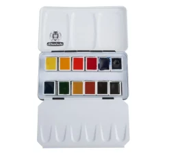 Hot Schmincke AKADEMIE Aquarellkasten mit halben Näpfchen