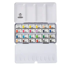 New Schmincke AKADEMIE Aquarellkasten mit ganzen Näpfen
