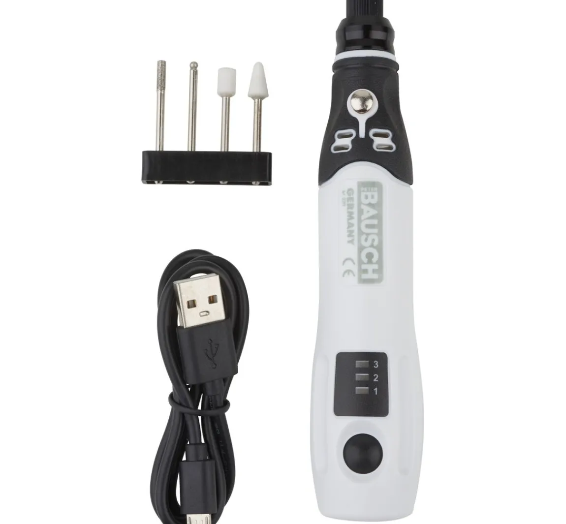 New PEBARO Akku-Gravierset mit 4 Aufsätzen