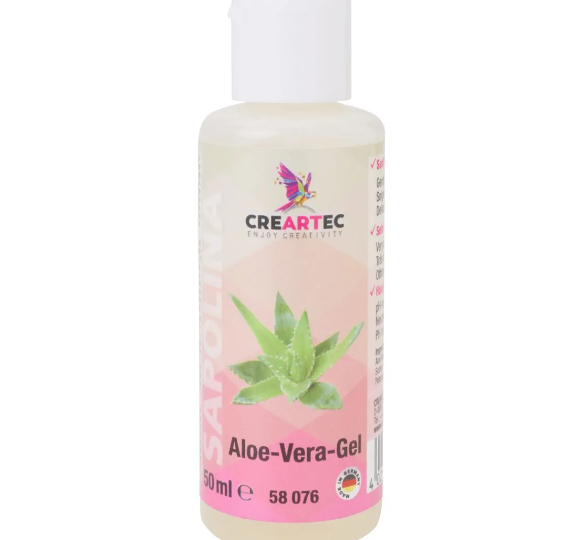 Clearance CREARTEC Aloe-Vera-Gel Seifenzusatz, 50ml