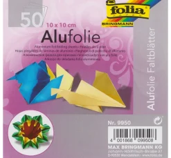 Online folia Alu-Faltblätter, 10 x 10 cm