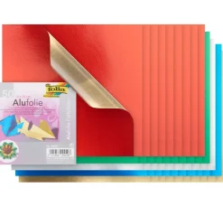 Outlet folia Alu-Faltblätter, 15 x 15 cm