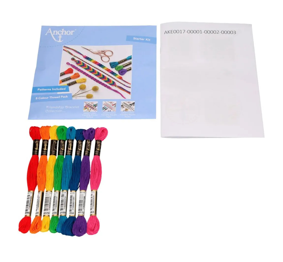 Best Anchor Starter Kit "Freundschaftsbänder Kit Regenbogen"