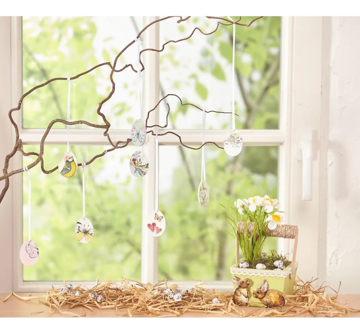 New Pronty Crafts Anhänger "Eier", 6 Stück