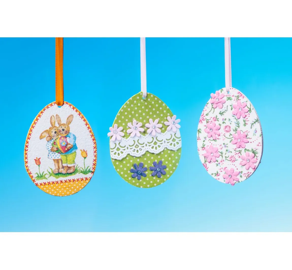 New Pronty Crafts Anhänger "Eier", 6 Stück