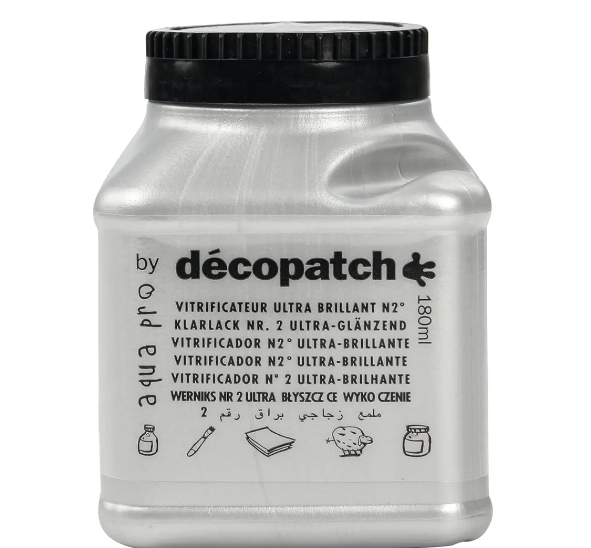 Best décopatch Aquapro-Klarlack "Ultra Brilliant", 180 ml