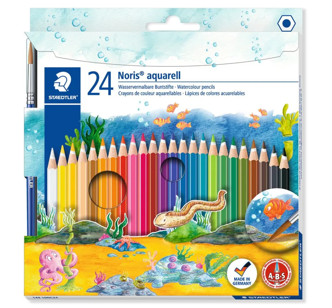 New STAEDTLER Aquarell Buntstifte, Noris Club