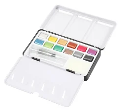 Outlet creativ company Aquarellfarbkasten Metallic