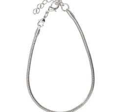 Hot UIT Armband mit Regulierungskettchen "Platin"