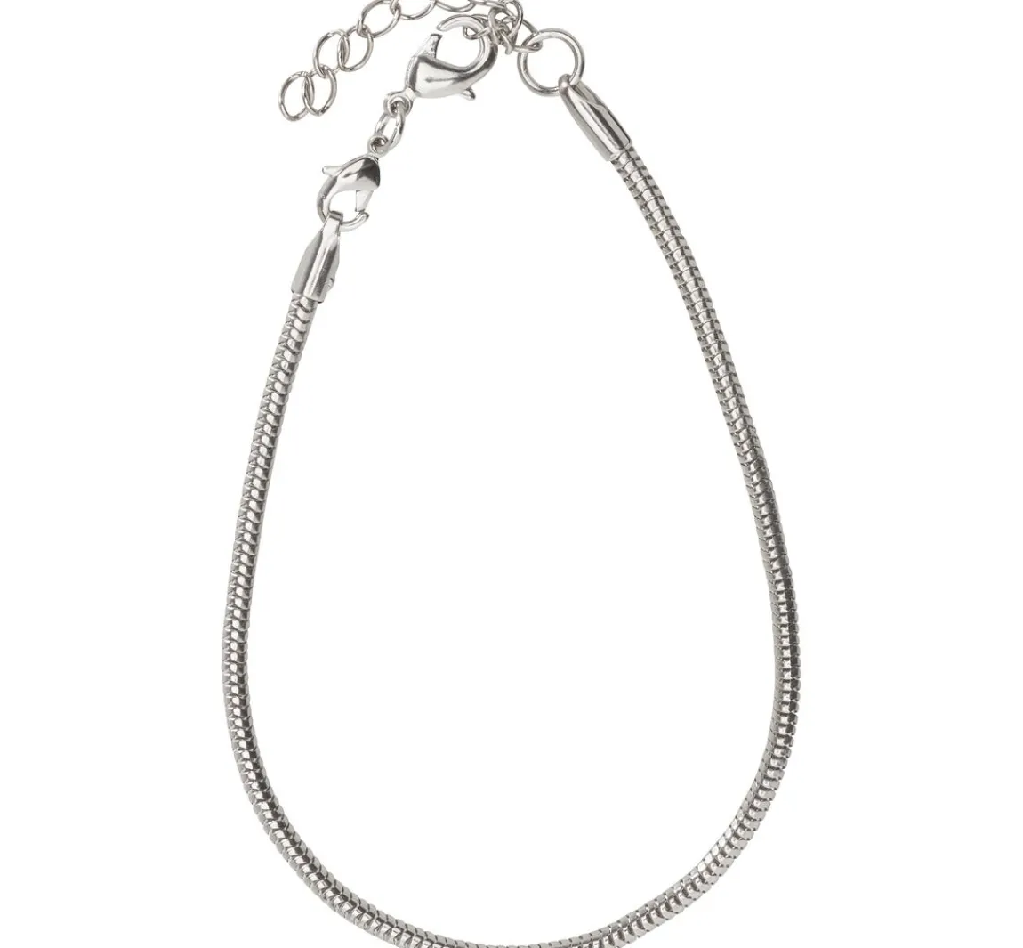 Hot UIT Armband mit Regulierungskettchen "Platin"
