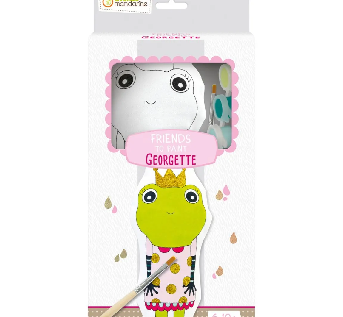Clearance My Mandarine Ausmalpuppe Friends to Paint "Frosch Georgette"