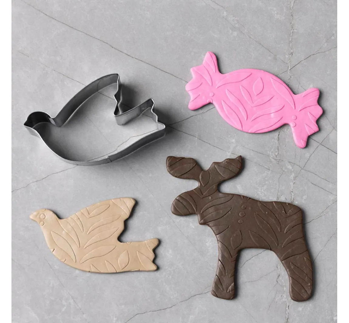 Clearance creativ company Ausstechformen-Set "Elch & Co."