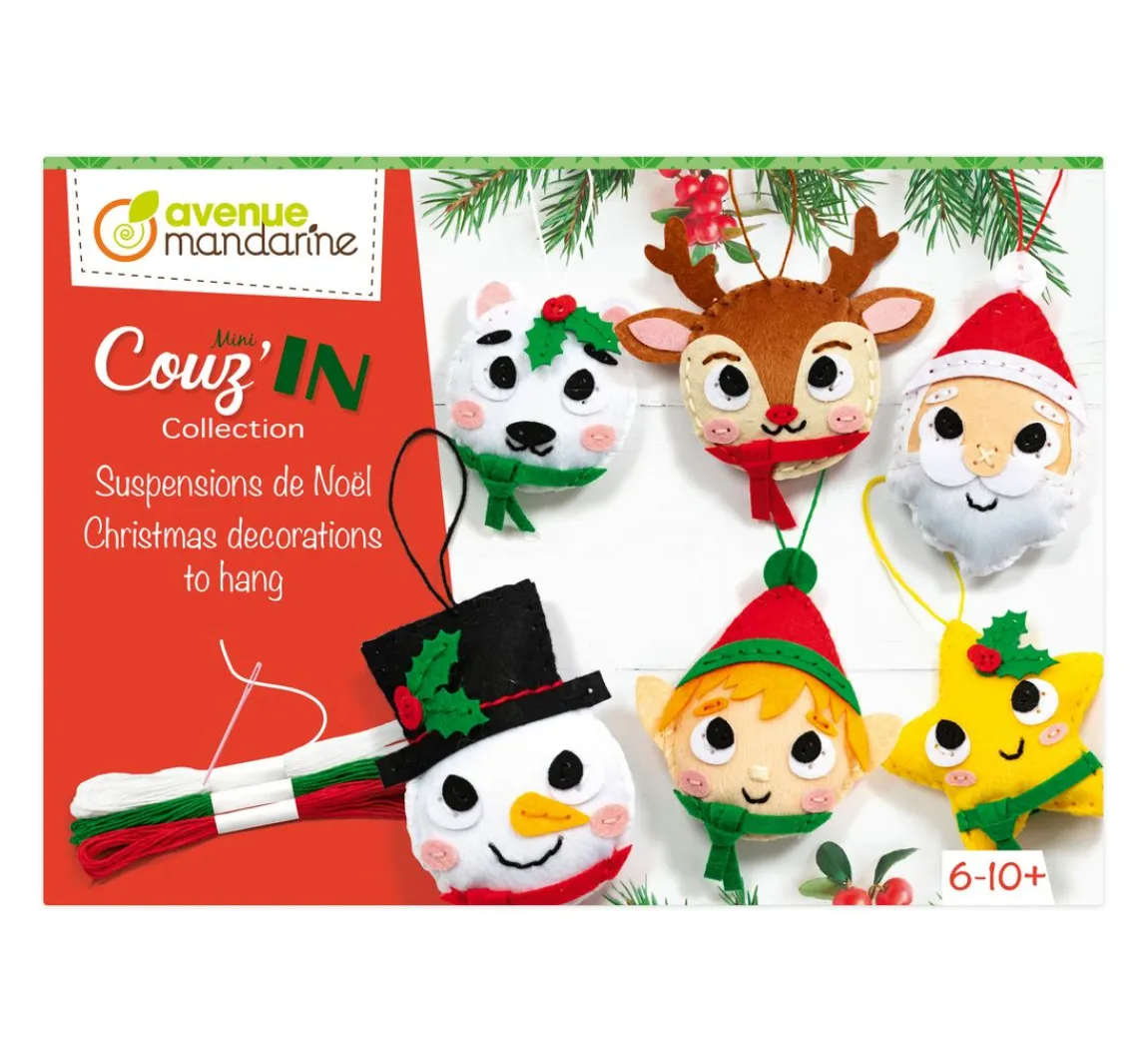 Best My Mandarine Avenue Mandarine Kreativ-Box Nähen Mini Couz’IN "Weihnachtsanhänger"