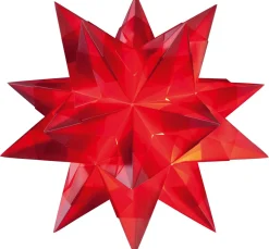 Best folia Bascetta-Stern Set "Transparentpapier", Rot