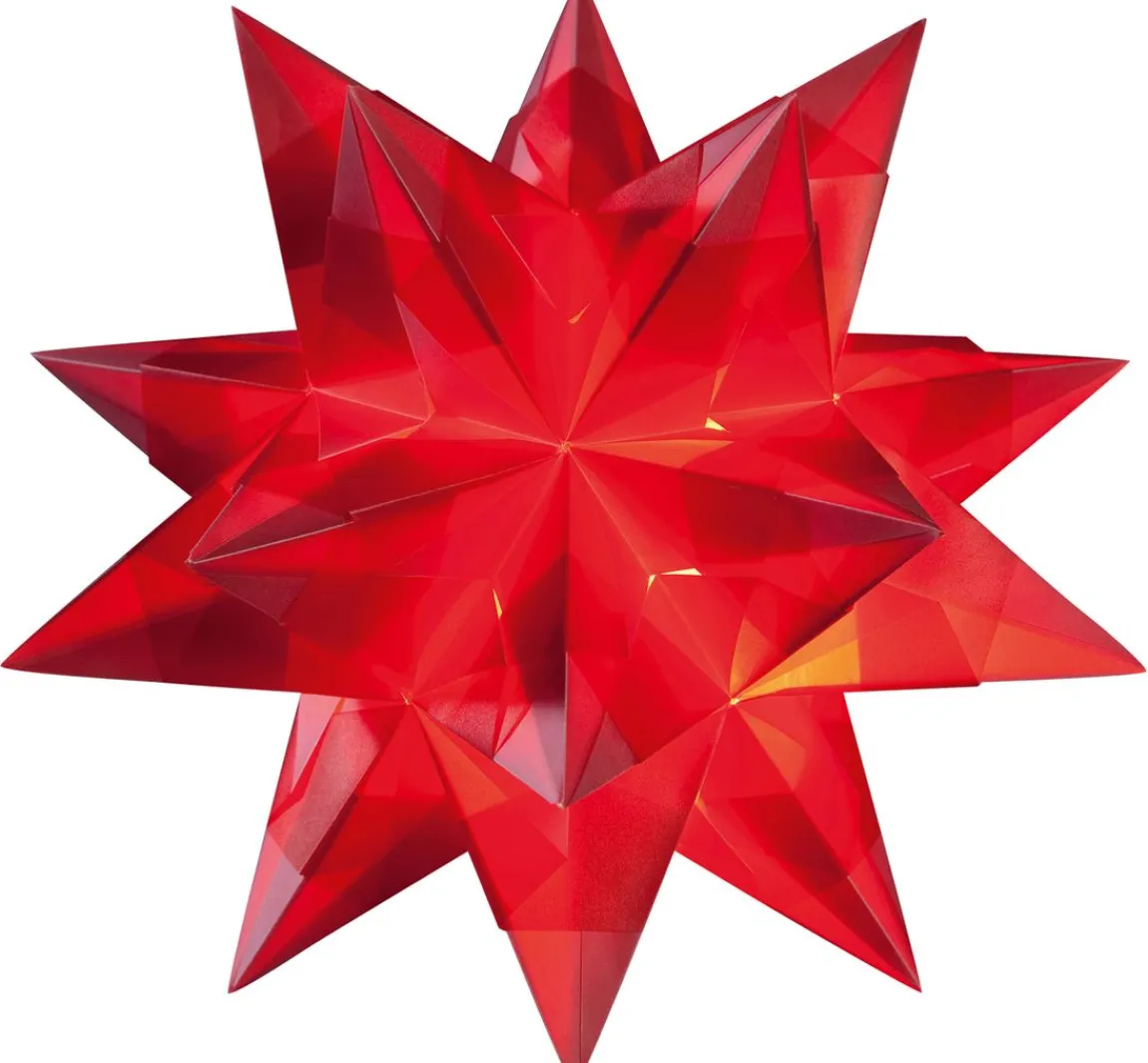 Best folia Bascetta-Stern Set "Transparentpapier", Rot