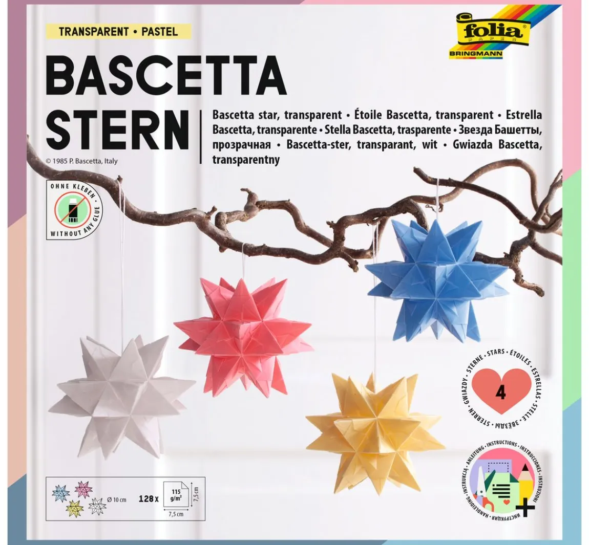 Discount folia Bascetta-Stern Set "Transparent"