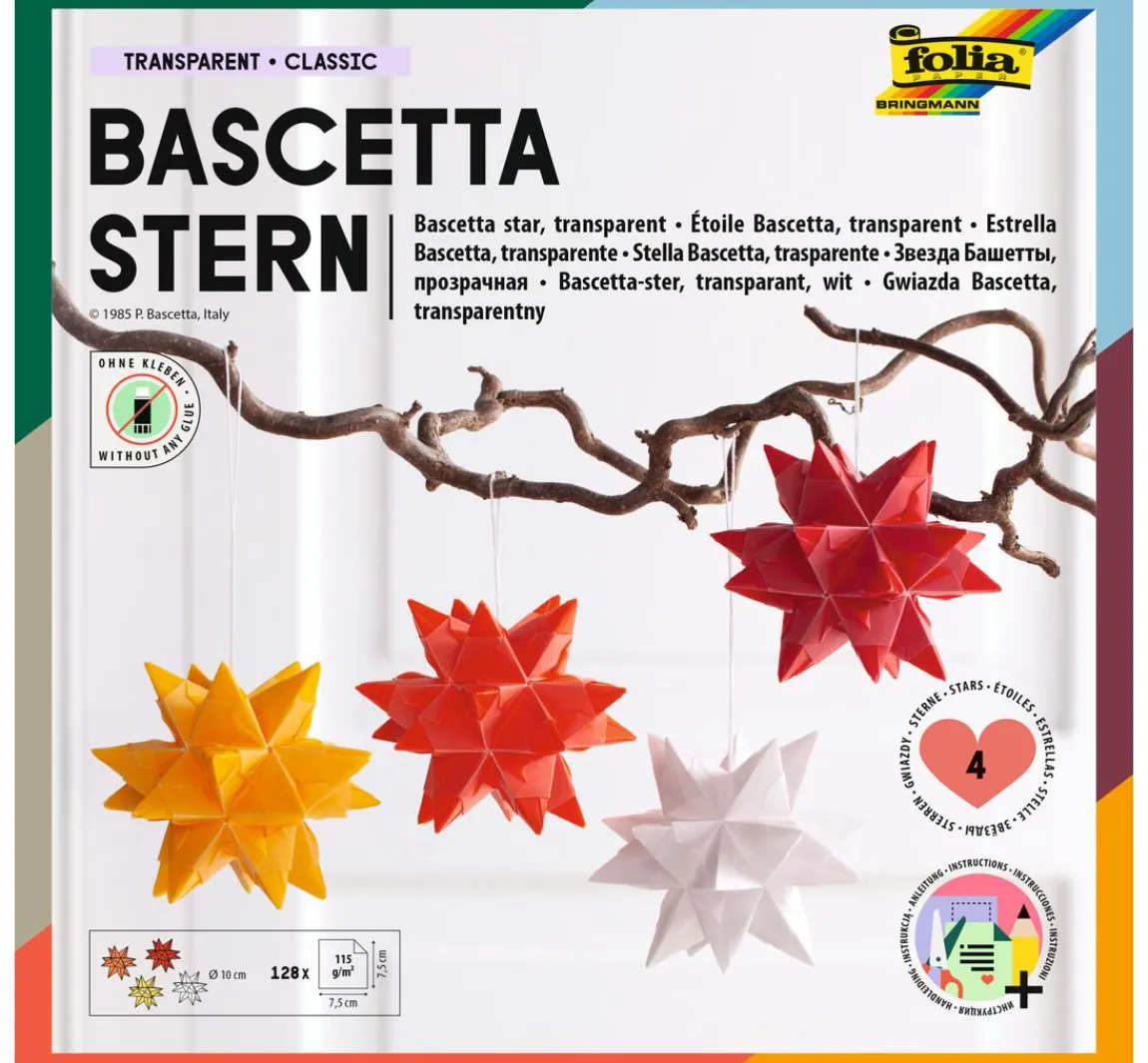Discount folia Bascetta-Stern Set "Transparent"