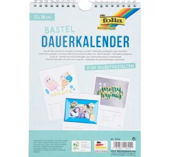 Clearance folia Bastel Dauerkalender, 17 x 24 cm