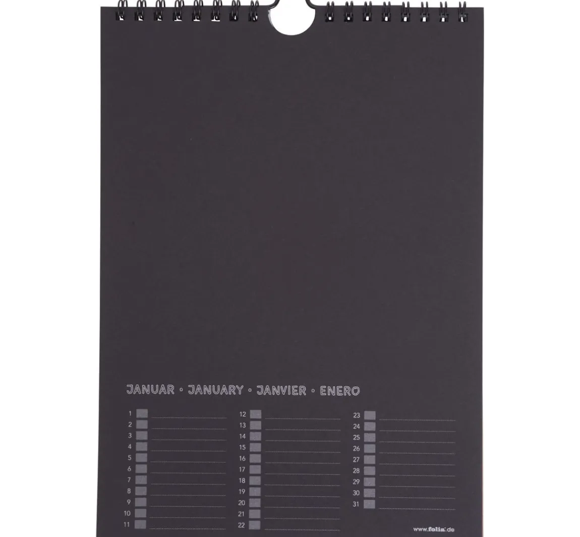Clearance folia Bastel Dauerkalender, 17 x 24 cm