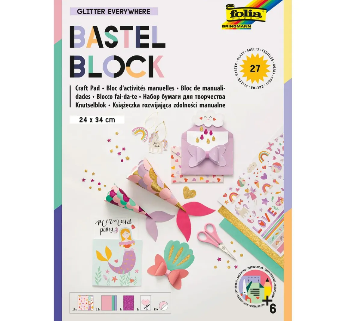 Hot folia Bastelblock "Glitter Everywhere"